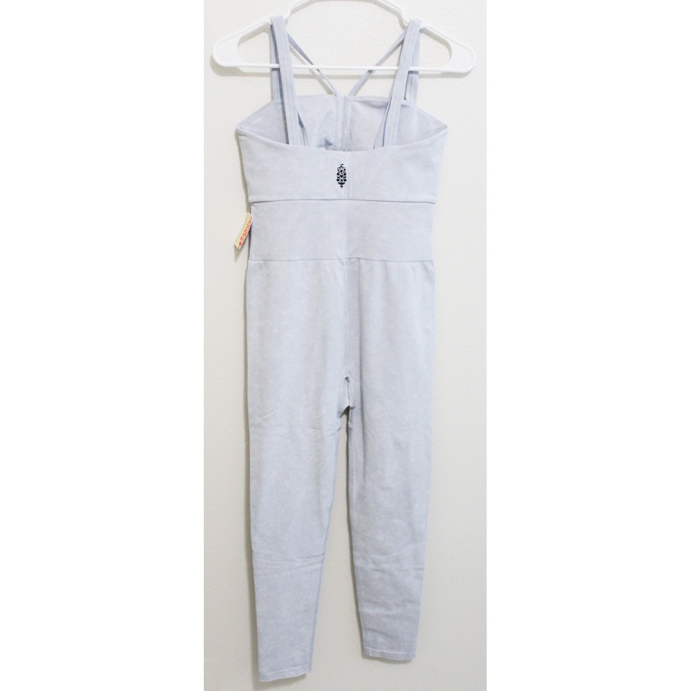 NWT FREE PEOPLE MOVEMENT Good Karma Cut Out Jumpsuit - Picture 6 of 7
